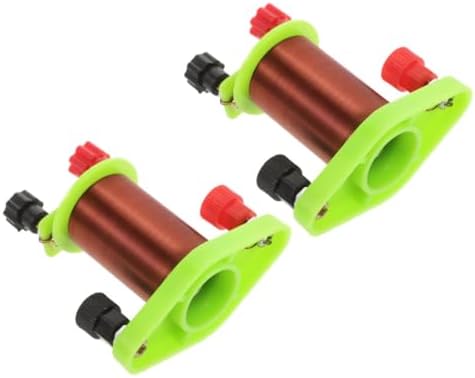 OSALADI 2pcs Primary and Secondary Induction Coils Physics Teaching Tool for School Science Kits Plastic Solenoid Set for Accurate Magnetic Field Experiments and Demonstrations by OSALADI