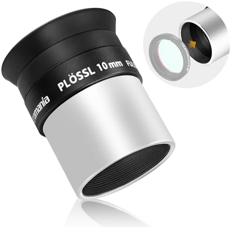Astromania Telescope Eyepiece 1.25 Inch Plossl Eyepiece Telescope Lens 10mm by AstromaniaOptics