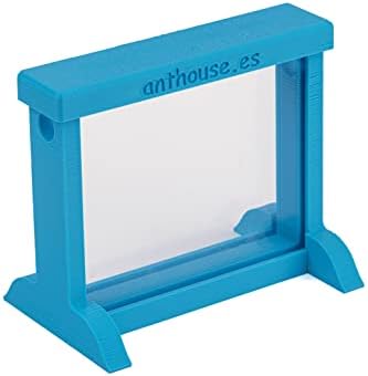 Anthouse - Basic Natural Sand Ant Farm - 3D Ant Terrarium - Acrylic Sandwich-Type - Foraging Box with Lid Included - Light Blue Color - Image 3