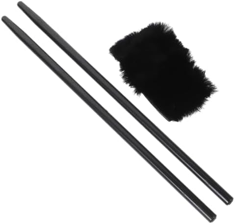 Glass Rod with Fur and Rubber Set - Static Electricity Physics Experiment Kit for Classroom Education by Unknown