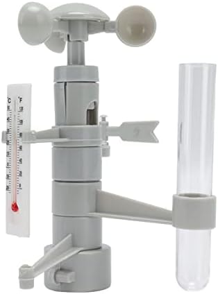 Fabater DIY Weather Station Toy, Wind Vane, Anemometer, Thermometer, Rain - Image 4
