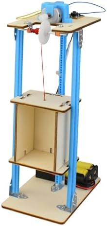 Kids Elevator Toy DIY Model Building Kit Science Experiment Kit Educational Material Package Wood Suitable for School Teaching Home Experiments Gift - Image 6