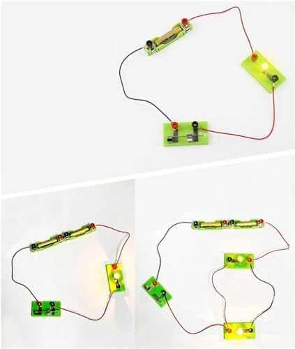 Basic Electricity Circuit Experiment Box, Series & Parallel Building Kit, Complete Physics Electronic Principle Demonstration Equipment for Lab Teaching - Image 5