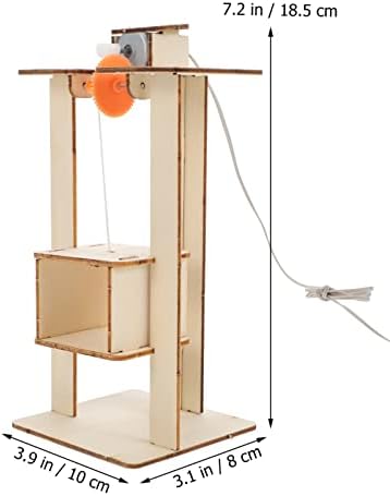 Wooden Elevator Kids Stem Projects for Kids Ages 8-12 Science Kits, DIY Model Building Kits for Age 12-14, Elevator Toy for 5-8 (Pack of 2) - Image 2
