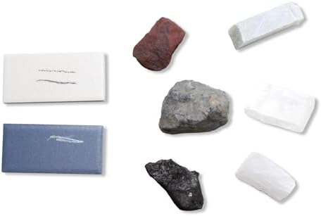 13pc Mineral ID Kit w/Hand Lens, Streak Plate, Magnet & Minerals (Talc/Coal/Calcite) - Hardness/Streak/Acid/Magnetism Tests for Geology Classrooms & Field Analysis - Image 3