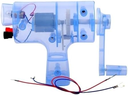 Hand Crank Generator Experiment Kit, Portable Mini Power Model, Electromagnetic Induction Teaching Tool, Physical Electromagnetism Lab Equipment, Educational Science Supplies for School by Unknown