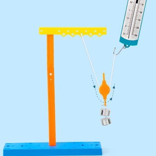 Physics Experiment Kit: Pulley & Lever Mechanics Set for Students Age 8+ (18x23cm/7.1x9.1in) - Image 4