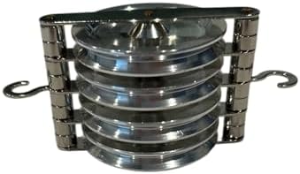 16085: Quadruple Pulley Kit - Physics Classroom or Homeschool STEM Tool - Demonstrates Force, Motion, Gravity, Inertia, Acceleration, Mechanical Advantage - Image 2