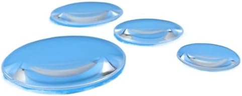 Acrylic Double Convex Lens - 30mm/40mm/50mm/60mm Biconvex Magnifying Lens with Focal Lengths 70/138/180/100 MM 1pc(D40mm FL100mm) - Image 2