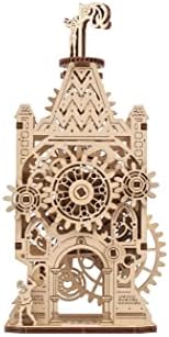 UGEARS Old Clock Tower 3D Wooden Puzzles for Adults - Wooden Model Kits for Adults Clock Kit for Do It Yourself Wood Building Kit for Adult Mechanical Puzzle Brain Teaser, Hobby Set - Image 2