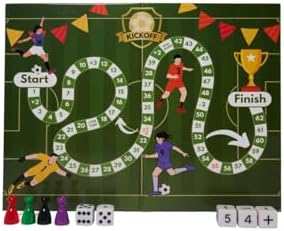 Rolling Race – Math Board Game for Kids Ages 4+, Fun Addition & Subtraction Learning Game by LittleLearnersNYC