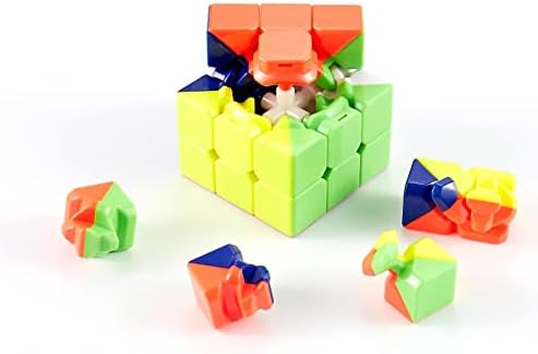 3x3 Speed Cube Cyclone Boys 3x3x3 Magic Puzzles Toys 56mm Stickerless Magic Cube Puzzle Toy for Children Adults - Image 6