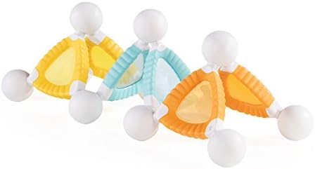 Guidecraft Grippies Windows - 24 Piece Set, Stem Soft Grip Magnetic Building Toy for Toddlers - Image 2