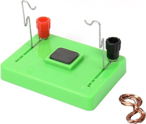 Electromagnetic Swing Demonstration Equipment, Mini Motor Model Physics Experiment Kit, Portable Circuit Teaching Apparatus for Electromagnetism Principle Exploration by Unknown