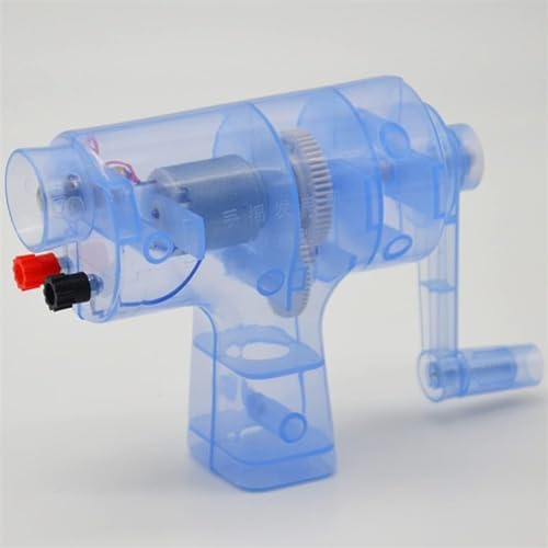 Hand-Operated Generator, Scientific Physics and Electrical Experimental Equipment Hand Generator Miniature Wind Hydraulic Generator DIY Electric Generator DIY Kits DIY Generator Model - Image 4