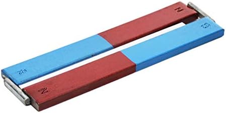 EISCO 2PK Bar Magnets, 6 Inch - N/S - Includes Keepers - Chrome Steel by EiscoLabs