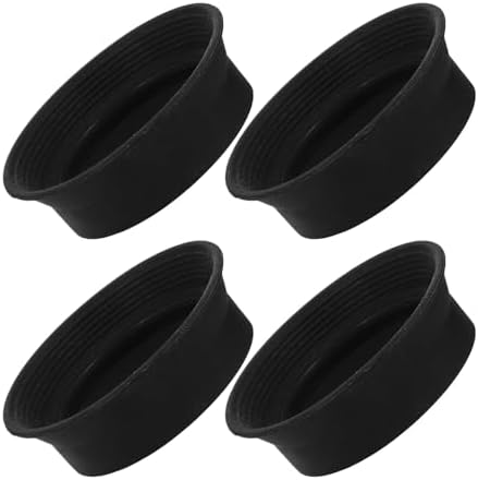 Homoyoyo 4pcs Rubber Eyepiece Eye Cup Cover for Telescope and Microscope by Homoyoyo