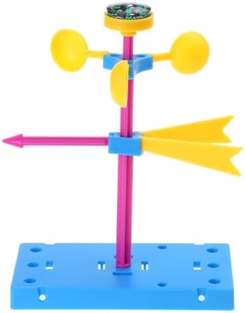 1Set Wind Vane Model Handmade Anemometer Measurement Toy for Physics Experiment Supp - Image 4