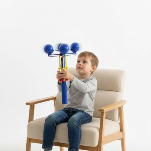 Handheld Anemometer Physical Wind Measurement Tool Anemometer Educational Wind Measurement Device with Handle for Students, Kids, Classroom - Image 6