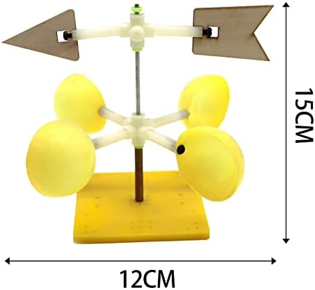 1Set Weather Vane Wind Indicator Wind Vane Model DIY Wooden - Image 2