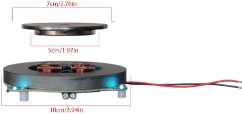 Magnetic Levitation Module Kit with LED, 500g Load, 10cm Dia - Image 3