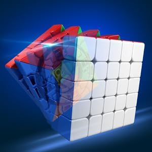Bukefuno Moyu Meilong 5x5 M Magnetic Stickerless Speed Magic MFJS MEILONG 5x5x5 m Magnetic Cube Cubing Classroom 5x5 M Cube Magic Puzzle - Image 2