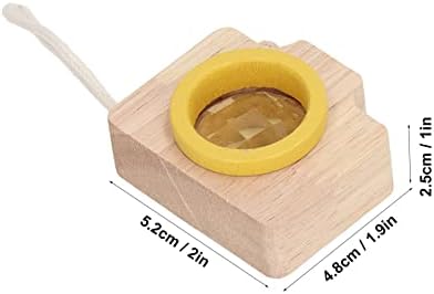 Bee Eye Effect Toy Prism Lens Toy Bee Eye Effect Unique Camera Style Cute Portable Interesting Children Toy (Yellow) - Image 5