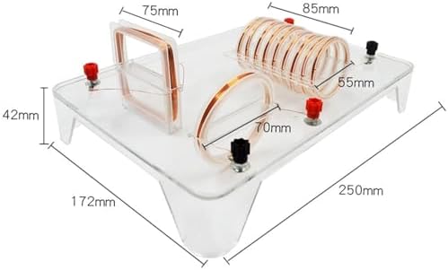 Solenoid Physics Experiment Kit, Current Magnetic Field Demonstrator, Electromagnetism Educational Science Teaching Instrument Demonstration Model for Classroom Laboratory Experiments - Image 3