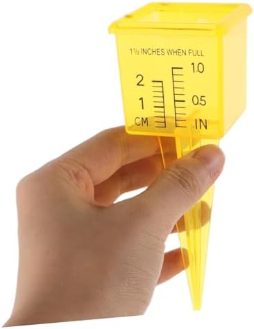 GANAZONO 9pcs Outdoor Rain Gauge for Lawn Garden Precise Rainfall Measuring Device with Sprinkler Catch Cups for Home Yard School Use - Image 4