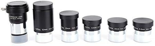 High Power 2X Barlow Lens Plossl Eyepiece Set for Telescopes by Unknown