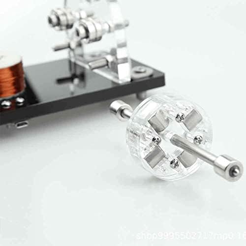 High Speed Brushless Motor Modul, DIY Magnetic Levitation Experiment Hall Motor, Physics Experiment Instrument - Transparent Design - Principle is Simple and Easy to Understand - Image 4