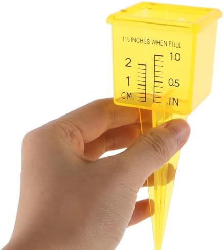9pcs 1.5-inch Rain Gauge for Lawn Outdoor Accurate Water Measuring Tool with Sprinkler Catch Cups Portable Rainfall Gauge for Garden and Yard Use - Image 4