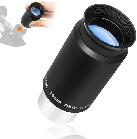 Astromania Telescope Eyepiece 1.25 Inch Plossl Eyepiece Telescope Lens 40mm by AstromaniaOptics