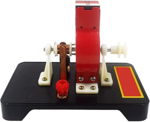 Small Motor Model DC Disassembly Assembly Physics Teaching Experimental Instrument Electric Motor Kit DIY Motors Model Simple Assemble Kit for School Labs Physics by Unknown
