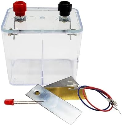 Galvanic Cell Experiment Kit - Battery Simulation Device with Copper/Iron/Zinc Electrodes, Chemistry Lab Equipment for Redox Reaction Demonstration - Image 2
