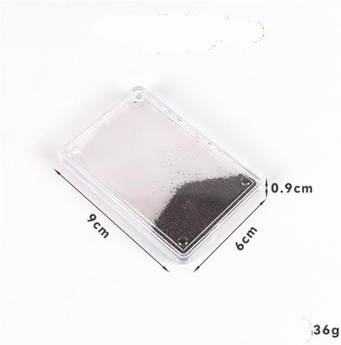 2Pcs Iron Powder Box Set, Magnetic Field Demonstration Filings Kit, Electromagnetism Physics Experiment Materials, School Lab Teaching Supplies, Science Project Educational Apparatus(9x6cm) - Image 7