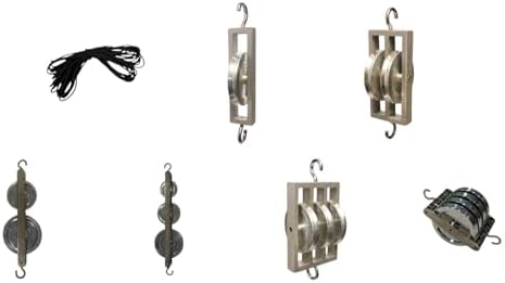 MECH-ALPULL6-KT: Aluminum Pulley Kit for Physics Labs by GSCInternational