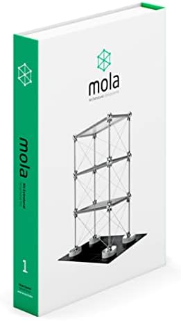 Mola Structural Kit 1 | Magnetic Modular Kit for Engineering and Architecture Education | 122 Pieces + Practical Guide by Mola