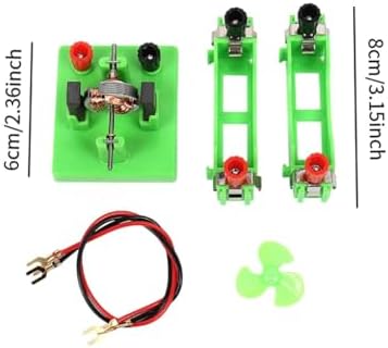Electrical Motor Model DIY DC Electrical Motor Model Kids Manual Electricity Generator Electric Dynamo Science Kit Compact Design PP Material - Image 2