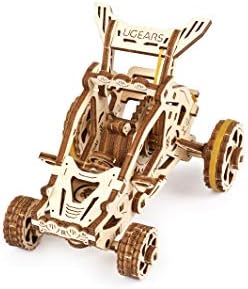 UGEARS Desert Buggy - 3D Puzzle for Kids and Adults - Small Motor Vehicle Mechanical Model Kit - Wooden Model Kits for Adults to Build - Easy Self-Assembling - Gorgeous Gift for Boys and Girls - Image 3