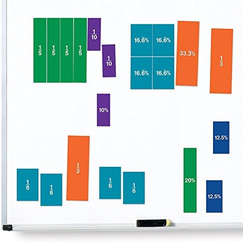 Learning Resources Double-Sided Magnetic Fraction Squares - Image 2