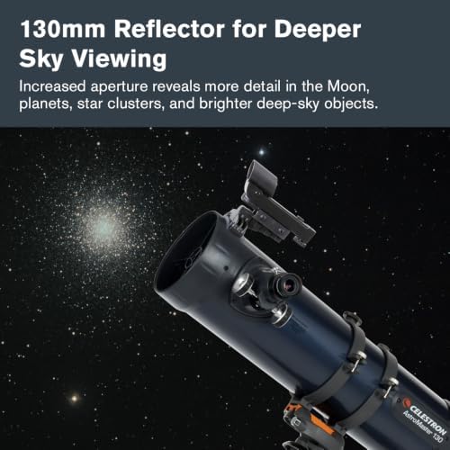 Celestron AstroMaster 130EQ-MD Telescope with Motorized Tracking - Image 6