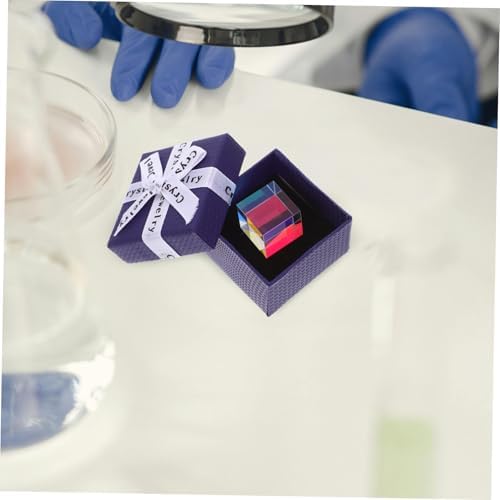 Glass Optical Prism Cube for Physics Teaching and Sunlight - Image 4