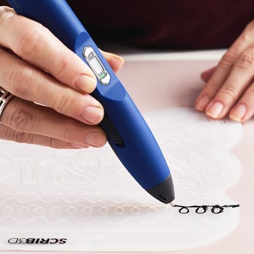 SCRIB3D Silicone 3D Pen Mat – Two-Sided Flexible Heat-Resistant Drawing Pad with Shapes & Patterns – Stencil Practice Board for Beginners & Makers – Designed to Work with All SCRIB3D Pens - Image 2