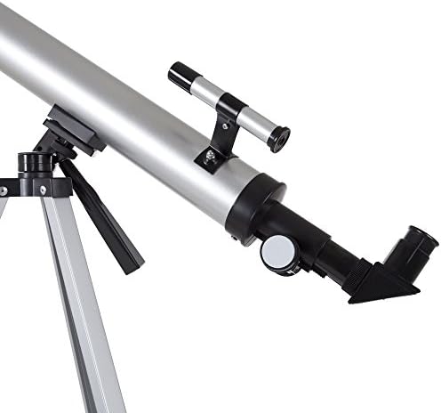 Beginner Telescope for Kids and Adults - 60mm Mirror Refractor and Aluminum Stargazing Optics with Tripod for Astronomy and STEM Education by Hey Play - Image 3