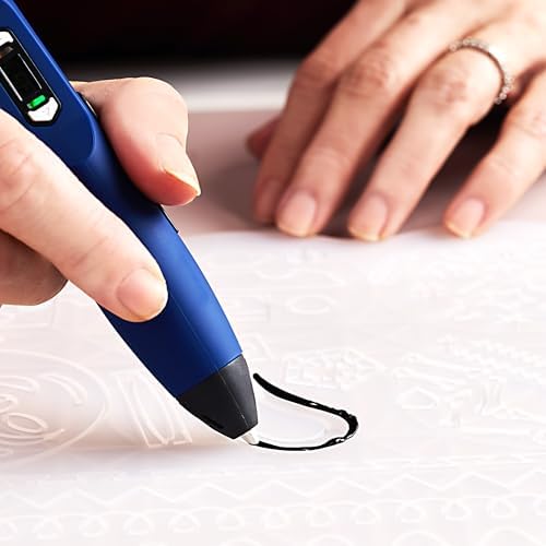 SCRIB3D Silicone 3D Pen Mat – Two-Sided Flexible Heat-Resistant Drawing Pad with Shapes & Patterns – Stencil Practice Board for Beginners & Makers – Designed to Work with All SCRIB3D Pens - Image 3