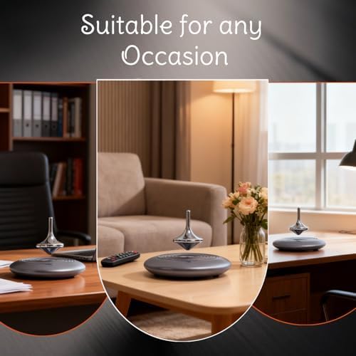 Magnetic Levitating Spinning Top, Floating Gyroscope Desk Toy - Image 6