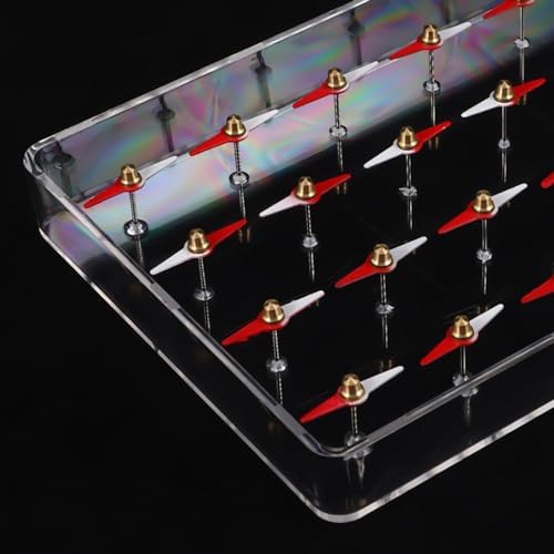 iplusmile Magnetic Field Demonstrator Science Learning Kit with Magnetic Needles and Storage Box Physics Teaching Prop for Magnet Experiments Middle School Classroom Use 5.98 X 4.13 X 0.78 in - Image 3