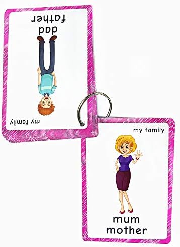 Family Tree flashcards for Toddlers(22 pcs)| English Learning Cards for Kindergarten Classroom Decoration | Perfect for Pre-K Decor Background Wall Stickers, Teacher/Autism Therapists Tools - Image 3