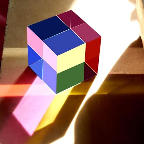 CMY Color Cube, 40mm Acrylic Prism, Educational Toys for Kids - Image 6